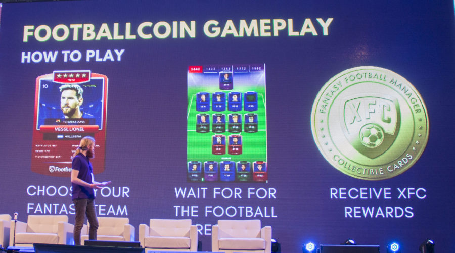 romania blockchain summit 2019 footballcoin fantasy blockchain game